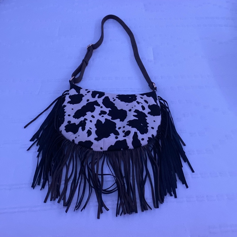 western fringe cowhide purse - Picture 11 of 16